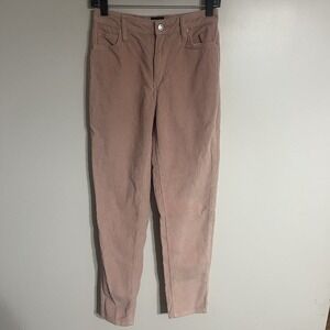 BDG Mom Jeans Womens 25‎ High Rise Corduroy Pants Pink 100% Cotton 90s Ankle